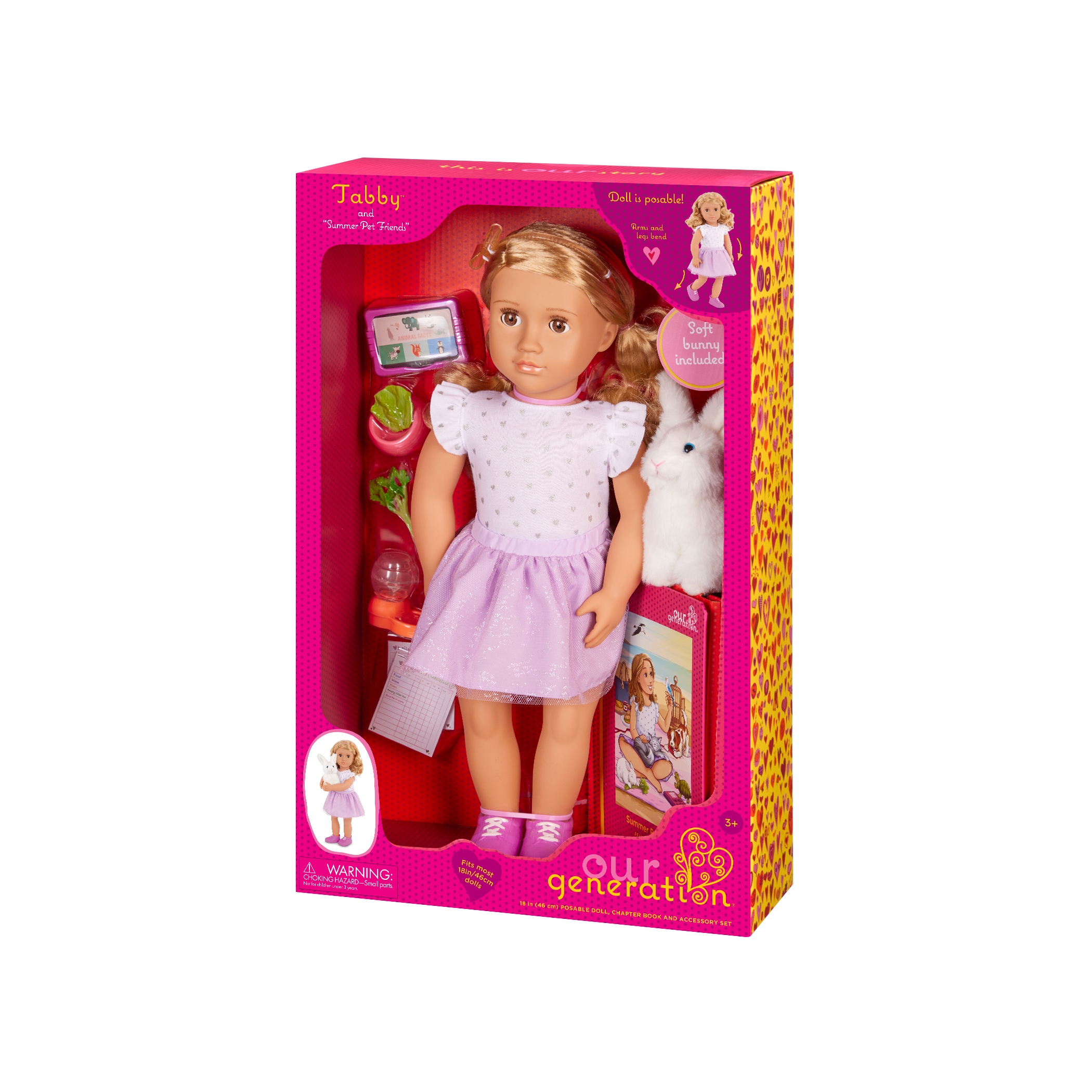 Our Generation Tabby the Pet Lover Deluxe 18" Doll