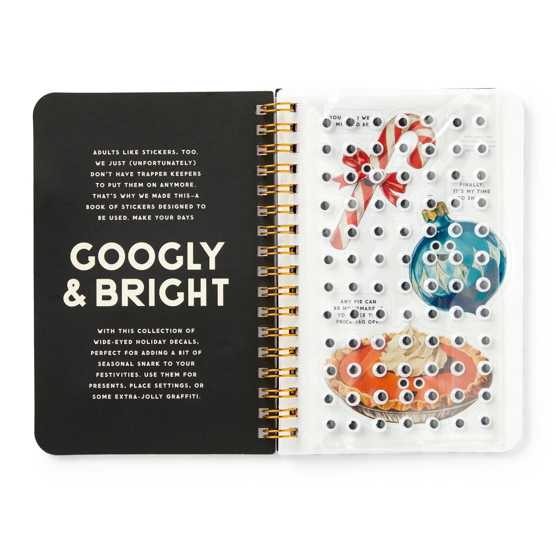 Brass Monkey Googly & Bright Holiday Sticker Book