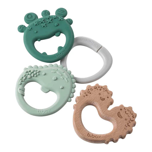 B.Box Lullaby Sage Trio Teether