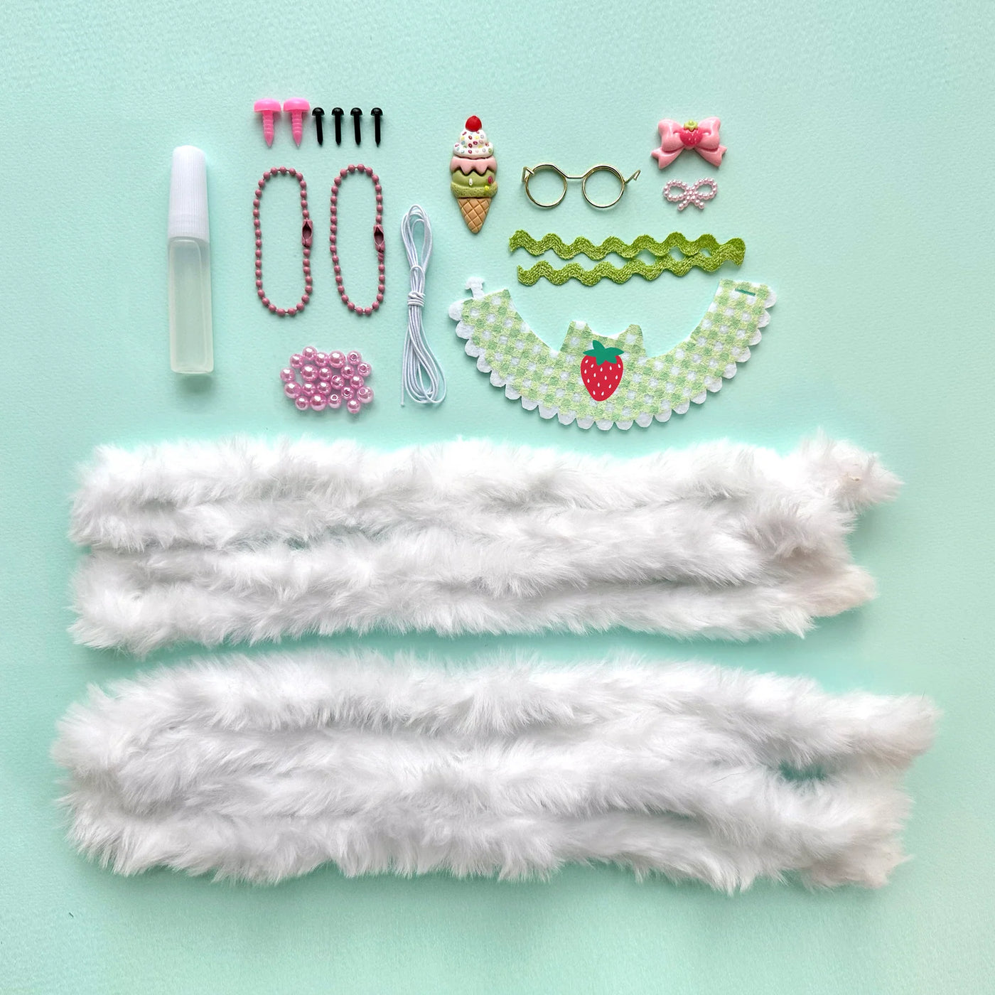 Bright Stripes DIY Chenille Cuties - Bunny Babe