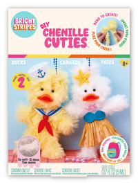 Bright Stripes DIY Chenille Cuties- Ducks