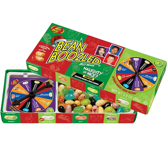 Jelly Belly Bean Boozled Naughty Or Nice Spinner Gift Box 6th Edition