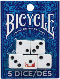 Bicycle Set Of 5 Dice