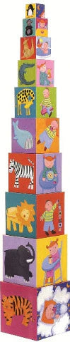 Djeco Funny Stacking Cubes