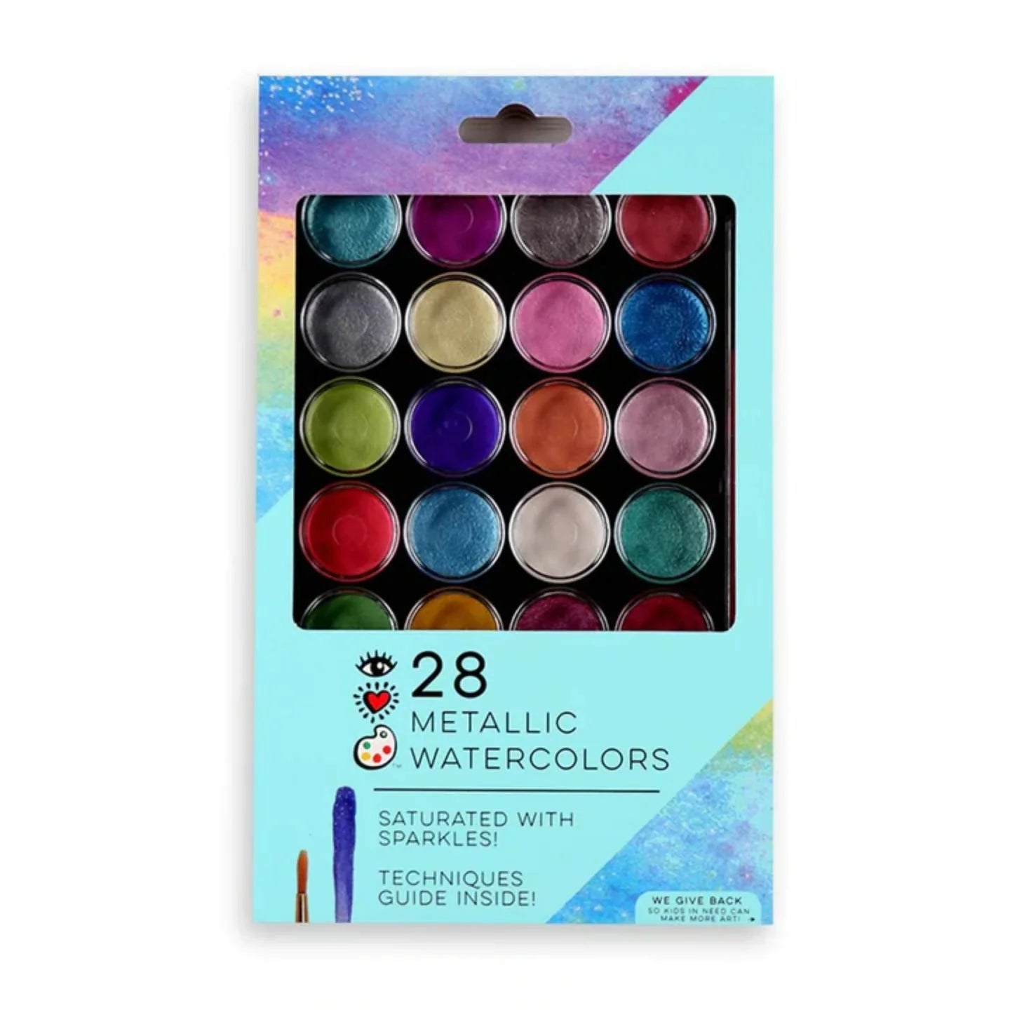 iHeart Art 28 Metallic Watercolours