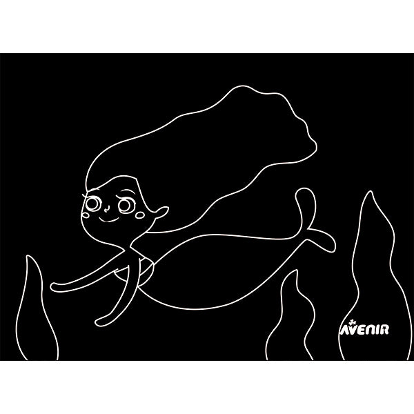 Avenir Mermaid Scratch Art