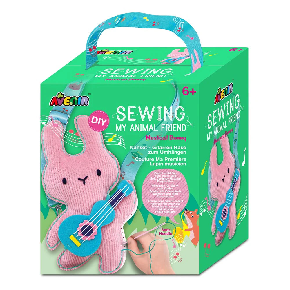 Avenir Musical Bunny Sewing My Animal Friend