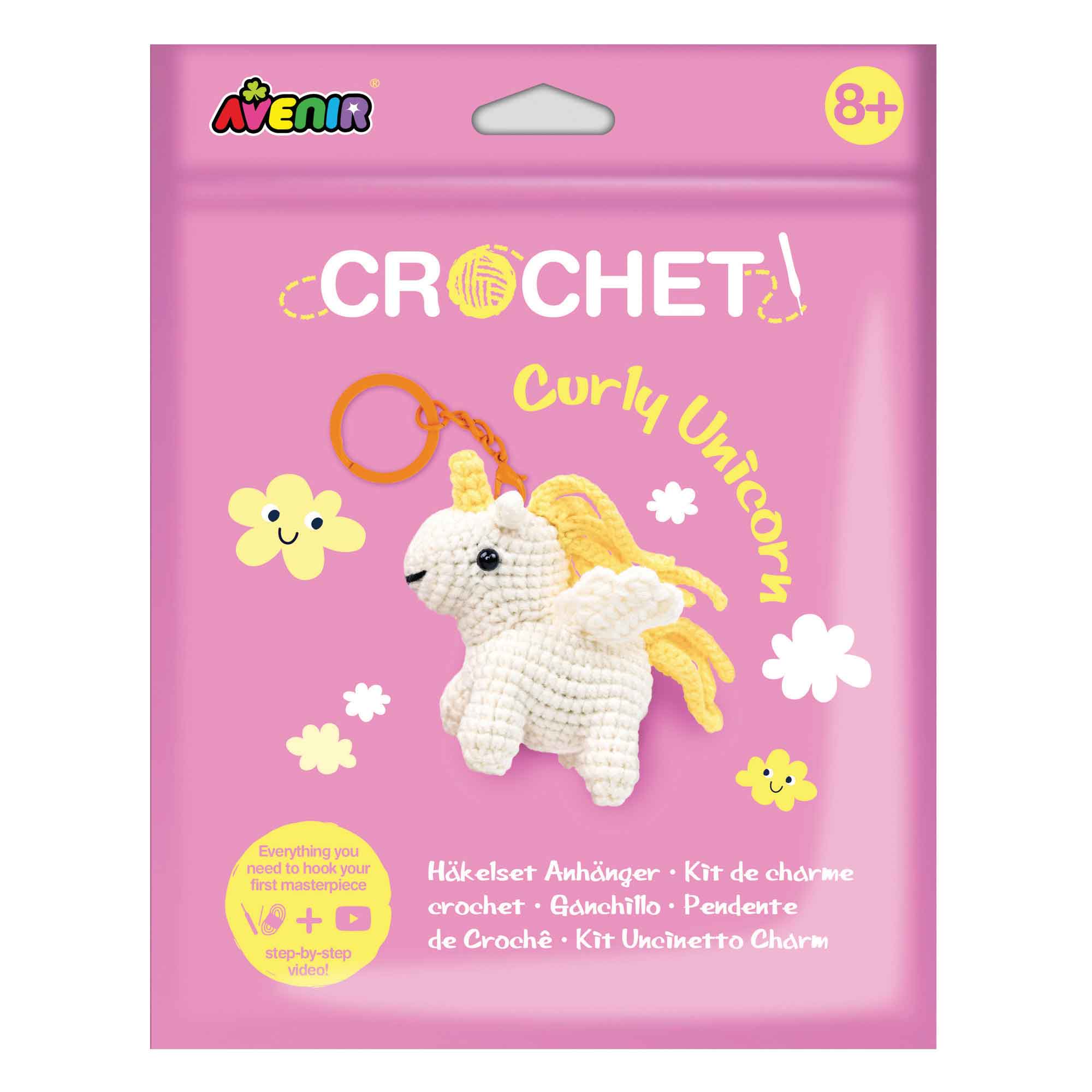 Avenir Crochet Curly Unicorn