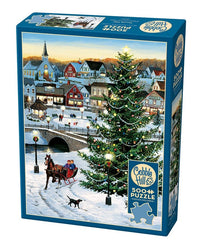 Cobble Hill Village Tree 500 Piece