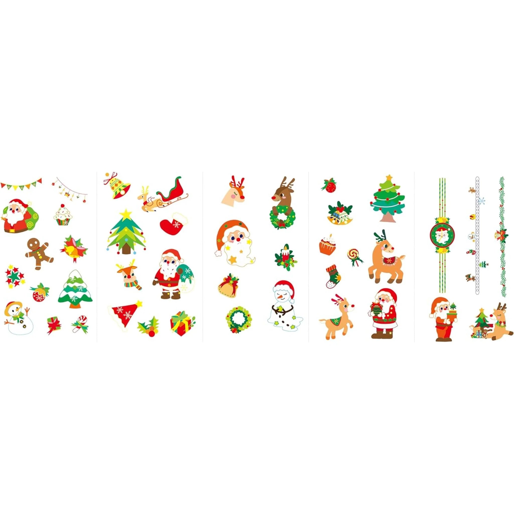 Avenir Christmas Nail Stickers & Tattoos