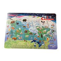 Cobble Hill Map Of Canada 35 Piece Puzzle Tray