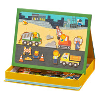 Petit Collage Construction Site Magnetic Play Scene