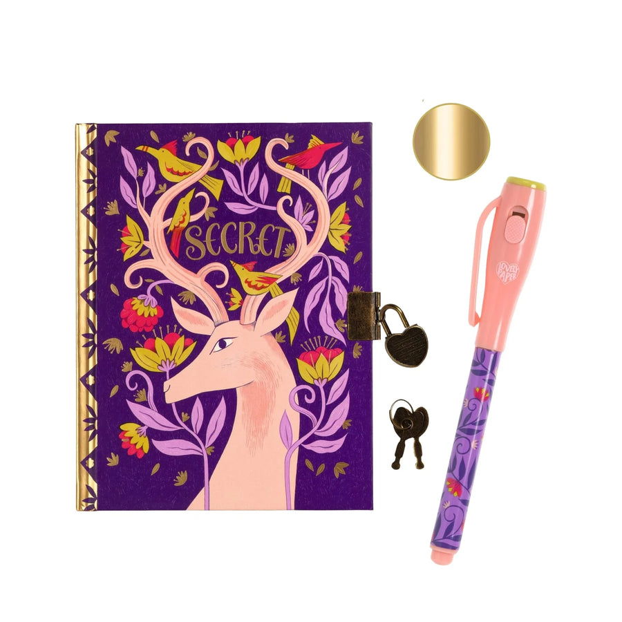 Djeco Melissa Secret Notebook and Magic Marker