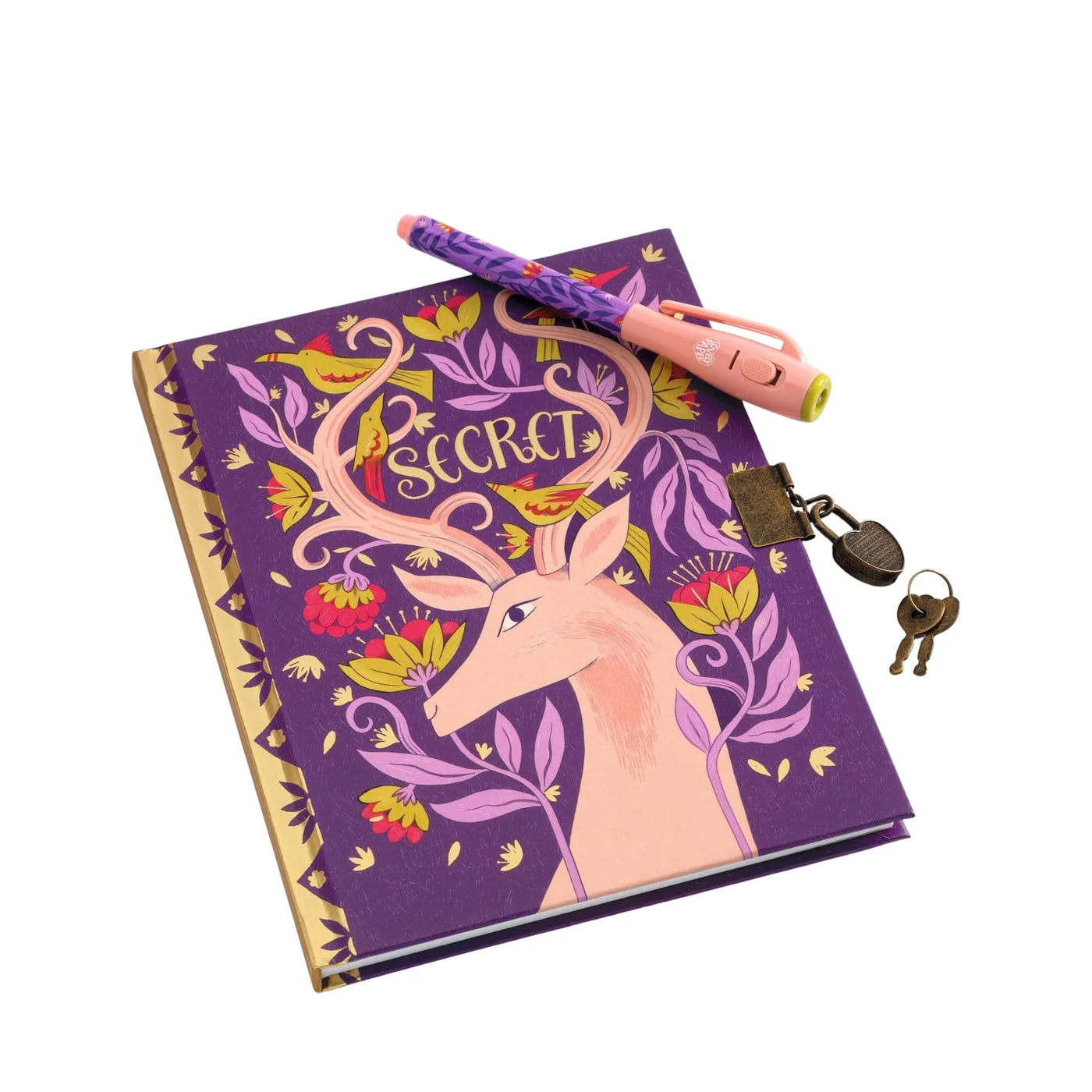Djeco Melissa Secret Notebook and Magic Marker
