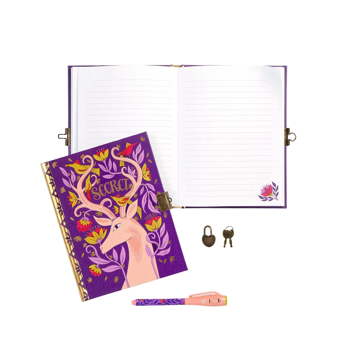 Djeco Melissa Secret Notebook and Magic Marker