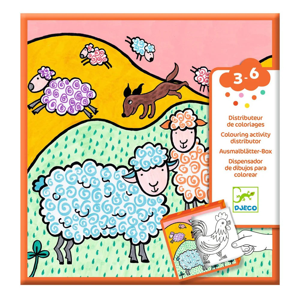 Djeco Farm Colouring Activity