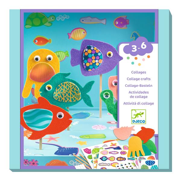 Djeco Collage Crafts / Happy Aquarium