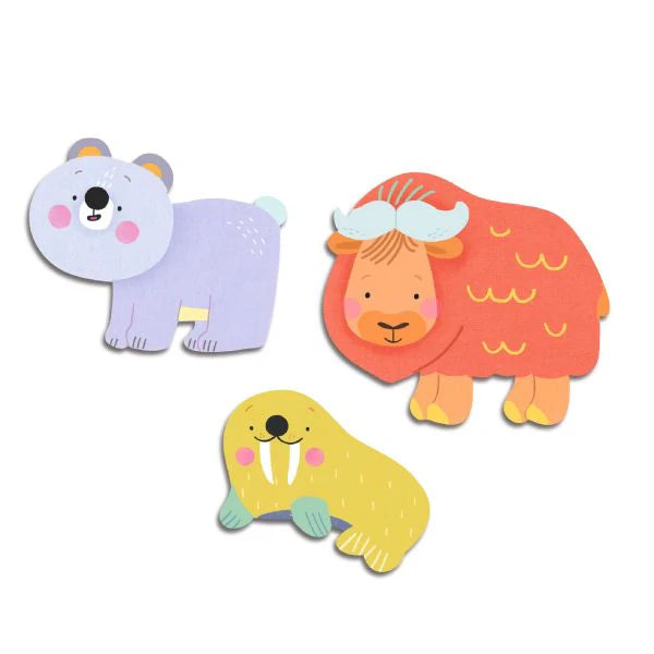 Djeco Ice Field Animal Stickers