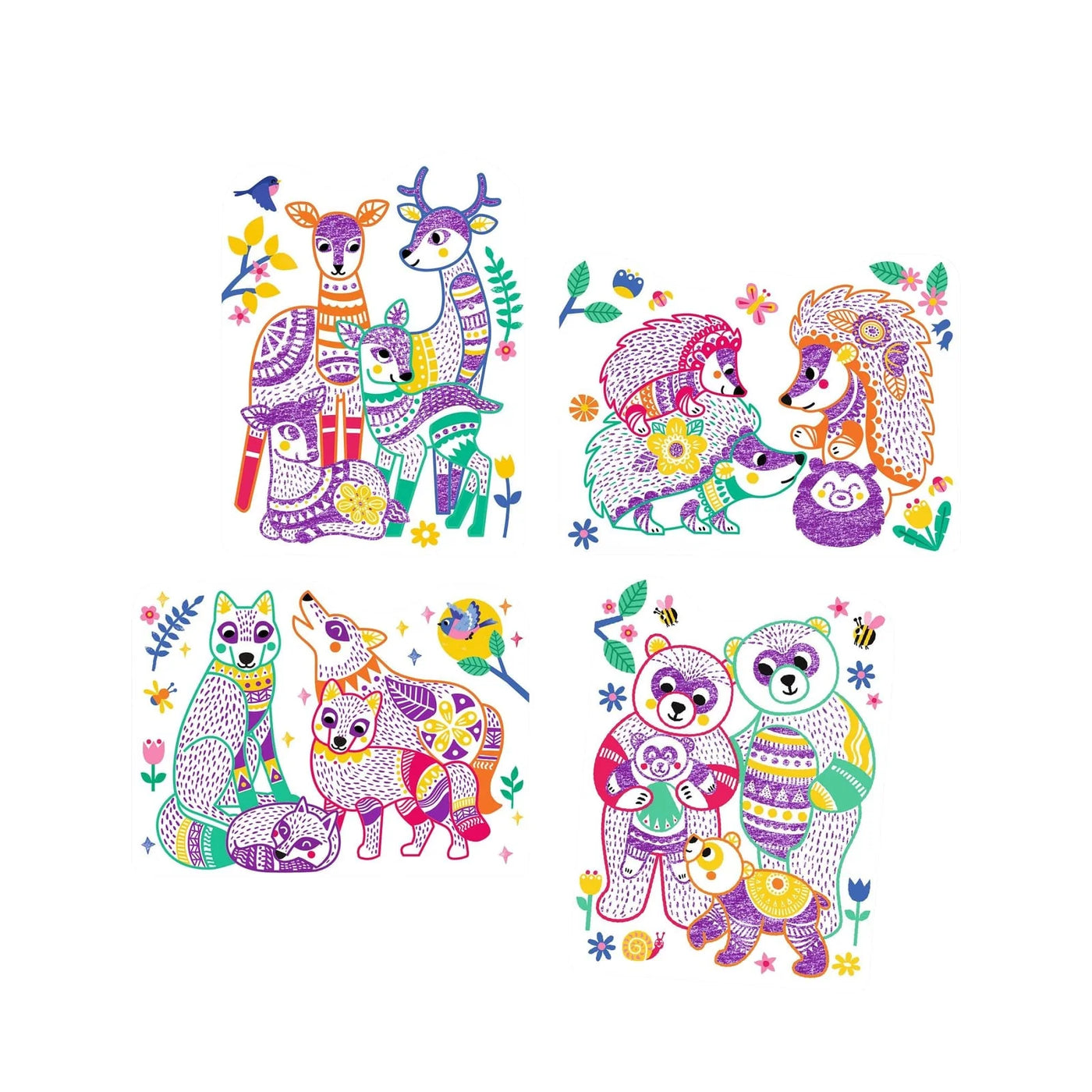 Djeco Forest Families Colouring