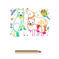 Djeco Forest Families Colouring