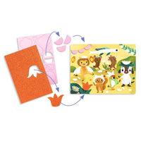 Djeco Foam Collage / Sparkling Parties