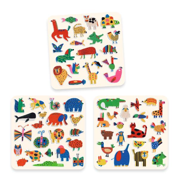 Djeco 60 Felt Stickers