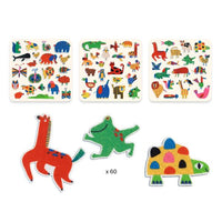 Djeco 60 Felt Stickers