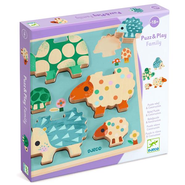 Djeco Puzz & Play Family