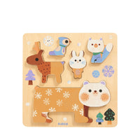 Djeco Woody Stack Wooden Puzzle 5 Piece