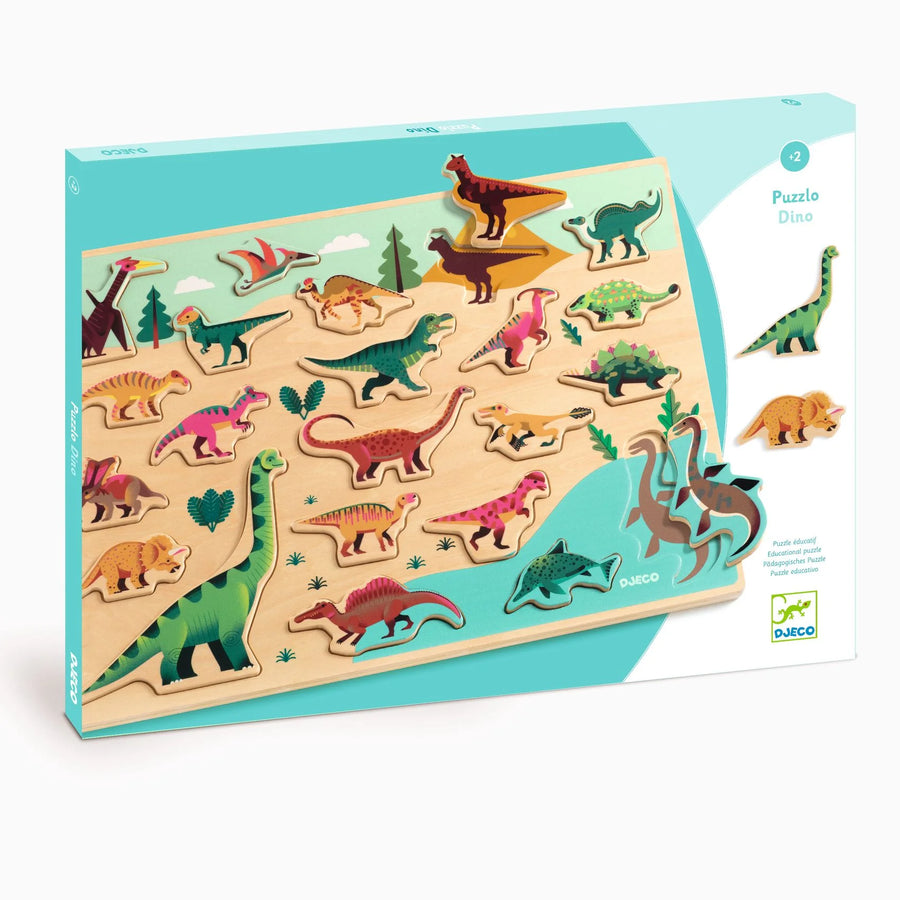 Djeco Dino Puzzlo Wooden Puzzle