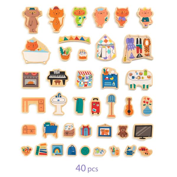 Djeco InZeHouse Magnetic's