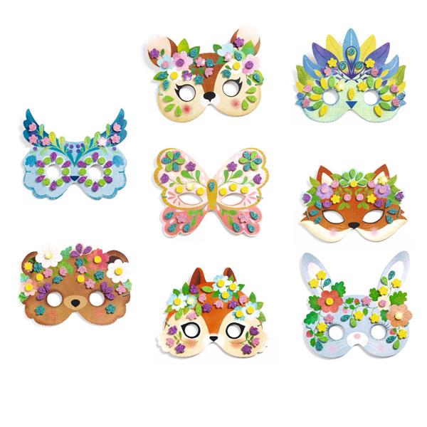 Djeco DIY / Mosaïcs Masks / Forest animals