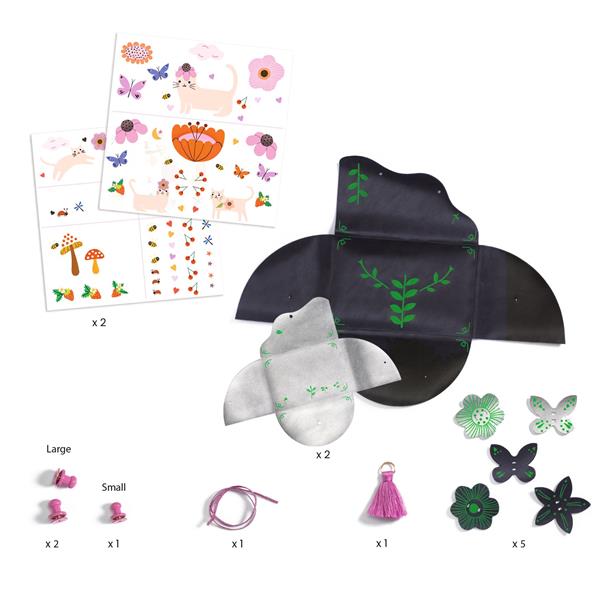 Djeco Joyful Friends Pouches To Create