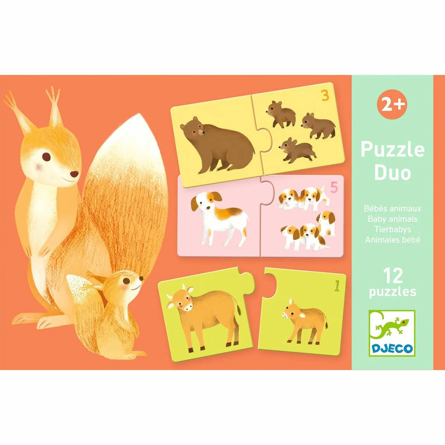 Djeco Baby Animals Puzzle Duo