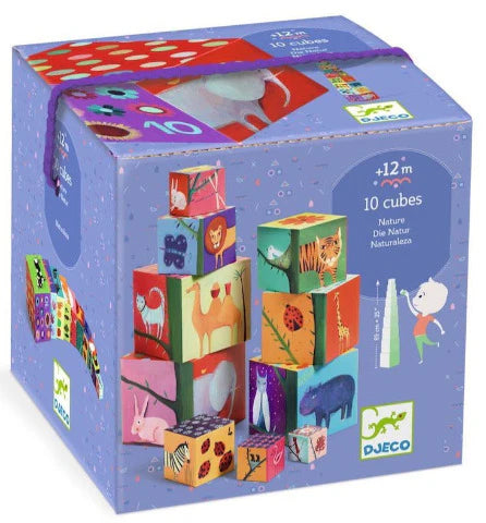 Djeco Nature & Animals Stacking Cubes