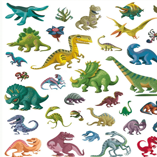Djeco 160 Dinosaur Stickers