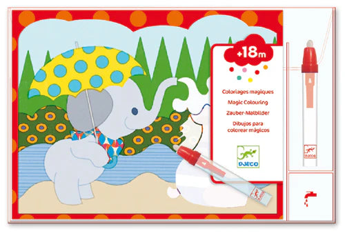 Djeco Hidden Outside Magic Colouring