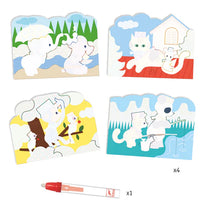 Djeco Hidden Outside Magic Colouring