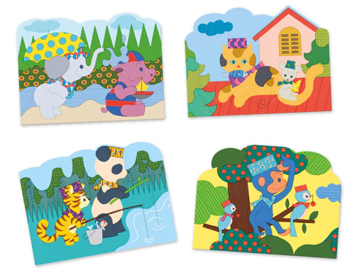 Djeco Hidden Outside Magic Colouring