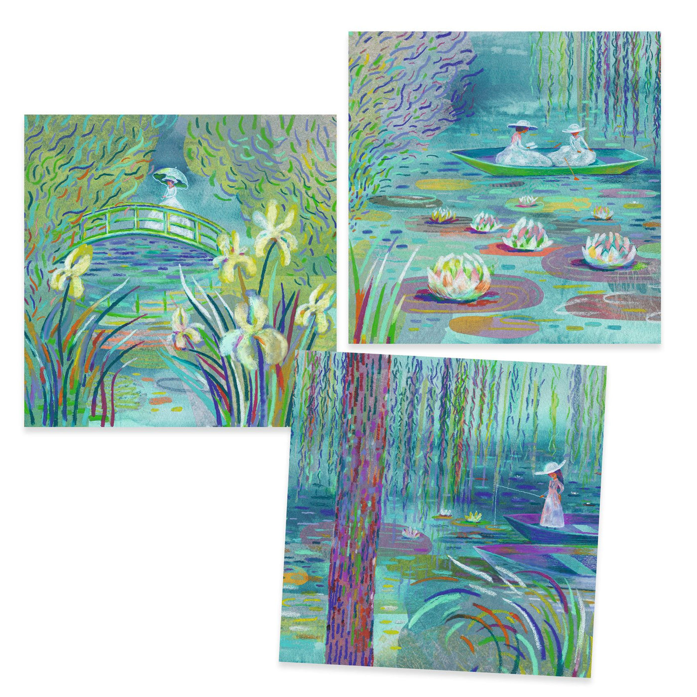 Djeco On The Water Lily Pond Pastels