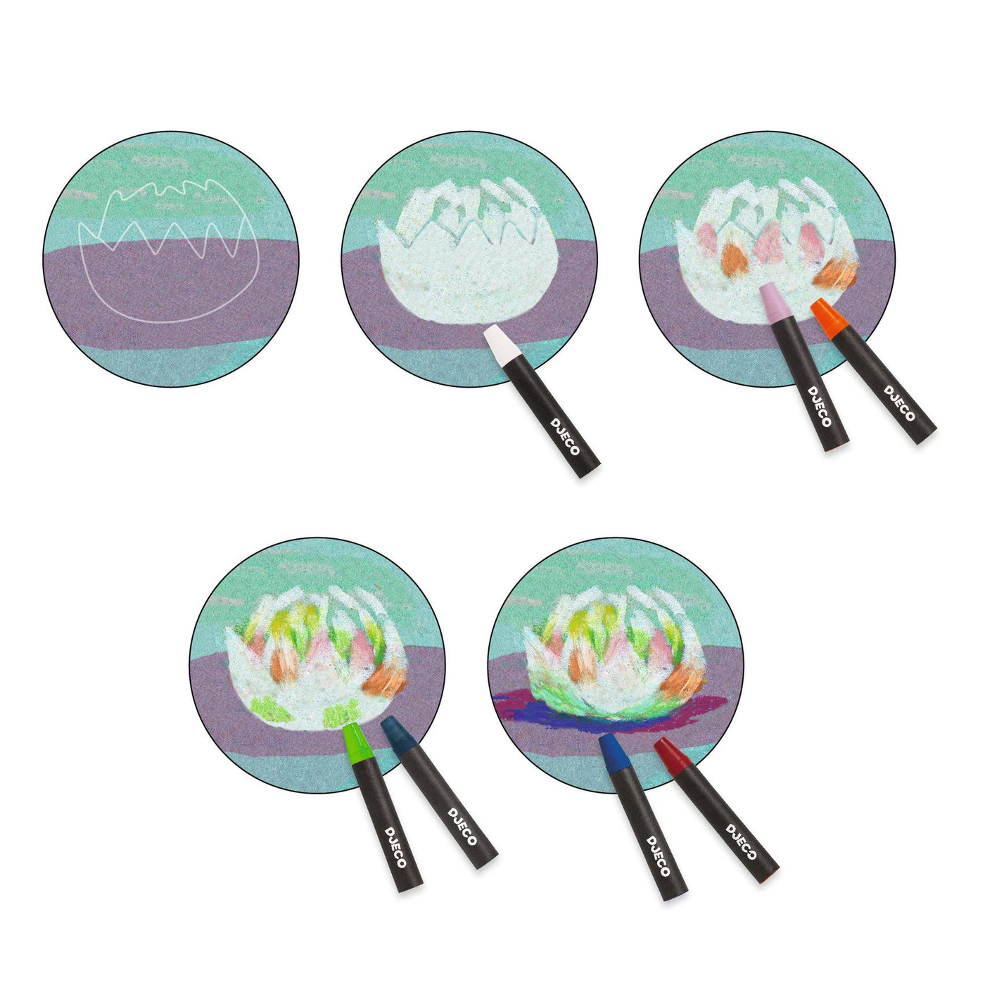 Djeco On The Water Lily Pond Pastels