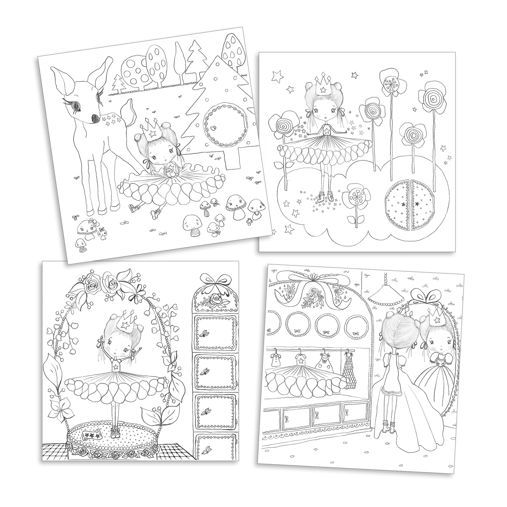 Djeco Colouring surprises / Les petites portes de Pupi