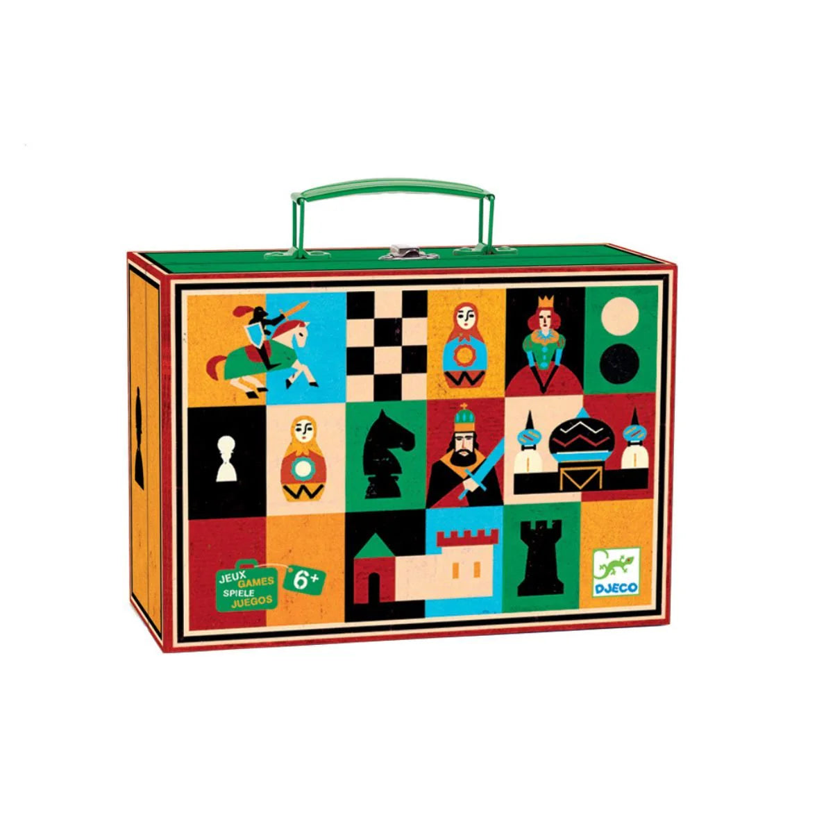 Djeco Chess & Checkers Case