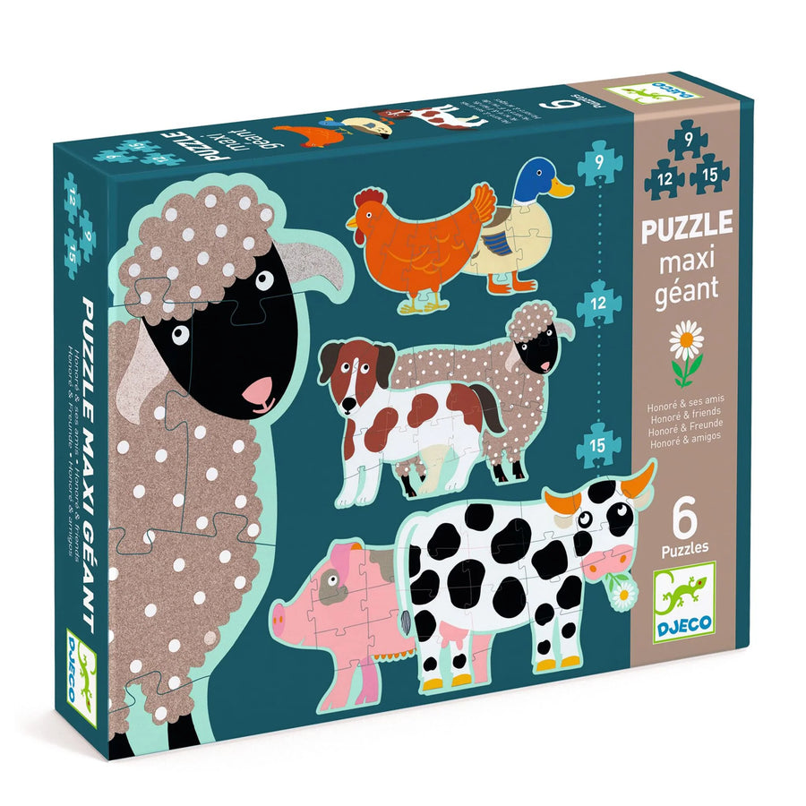 Djeco Honore & Friends Giant Puzzle