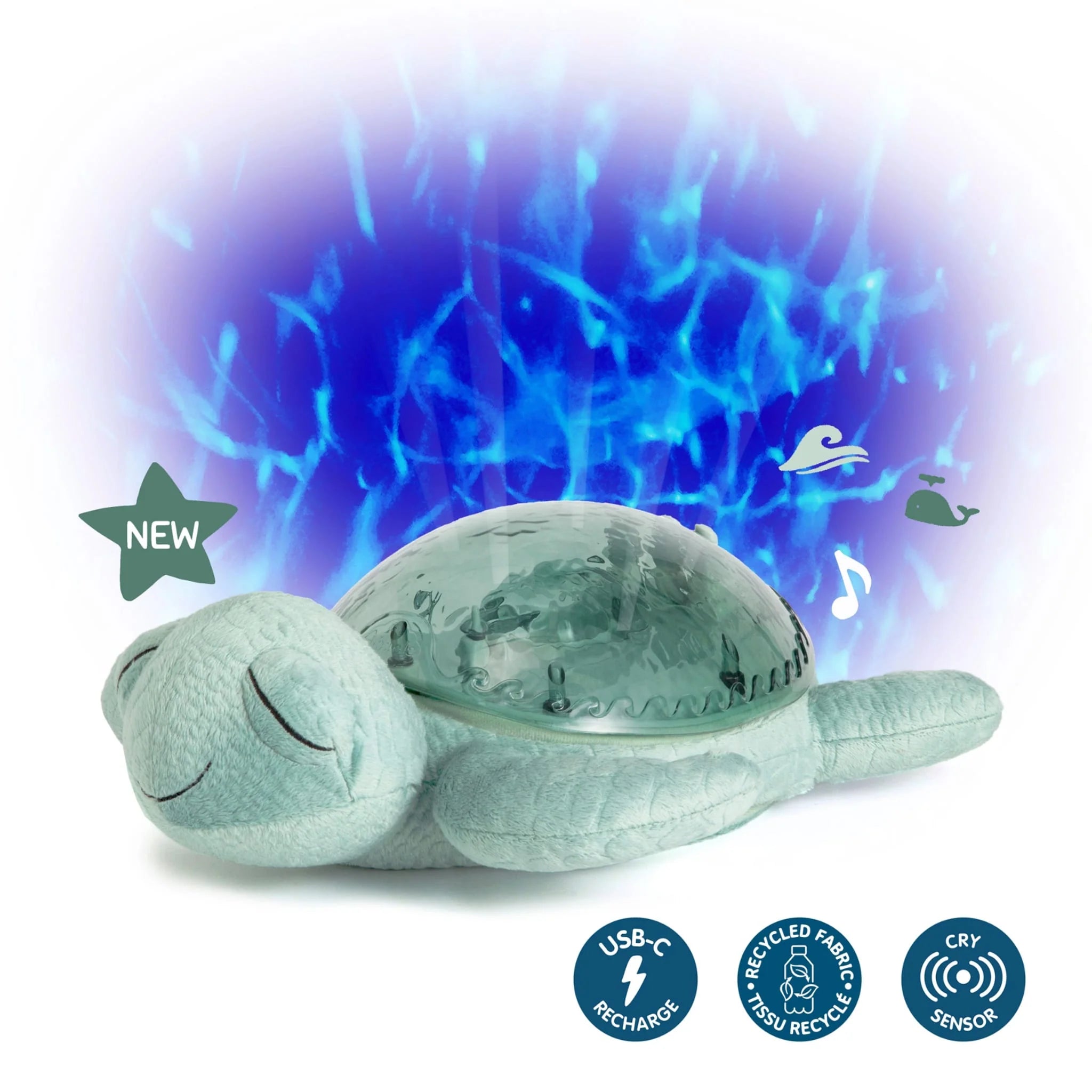 Cloud B Tranquil Turtle Rechargeable - Green