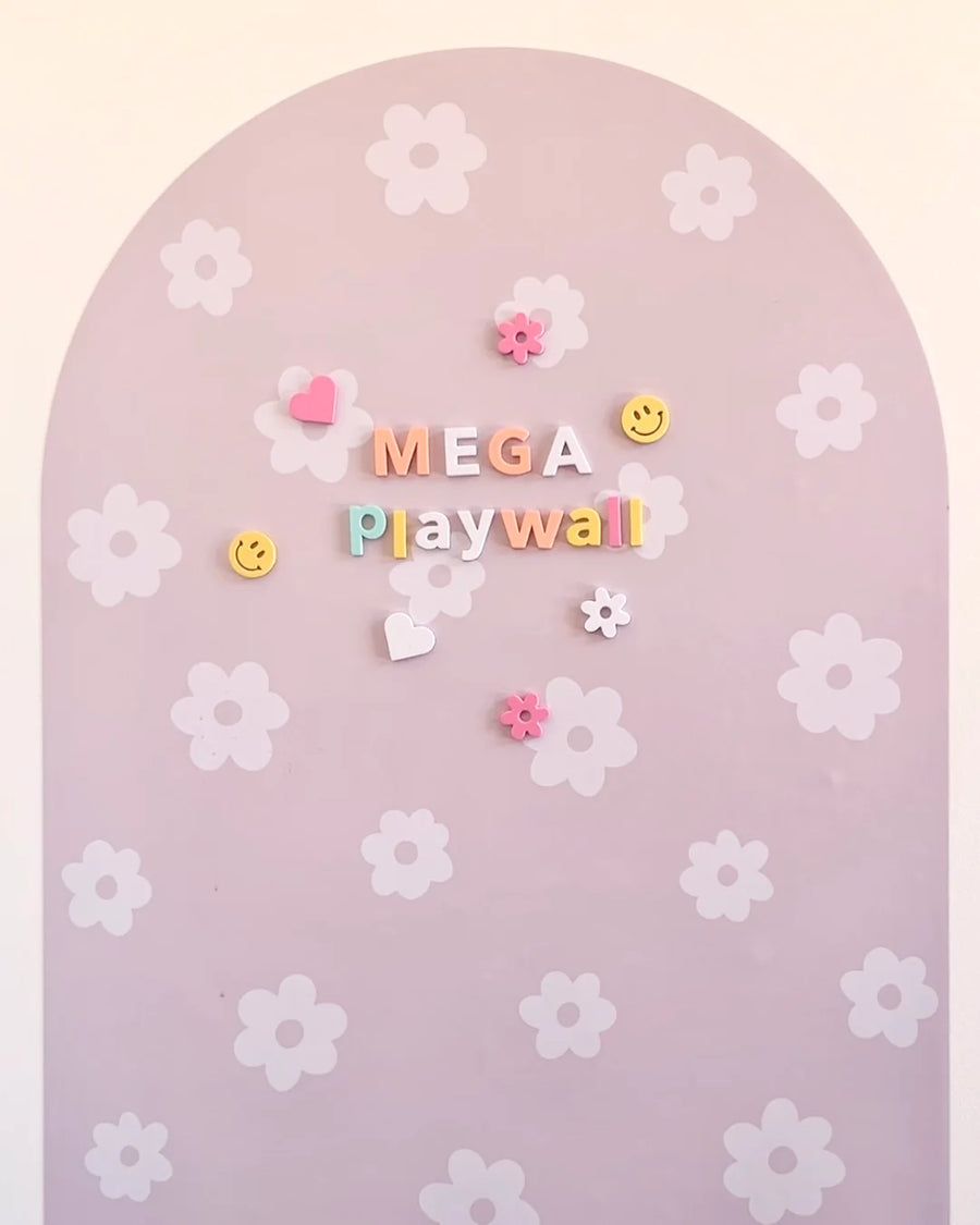 Cherry Pick Daisy Arch Magnetic Wall Decal