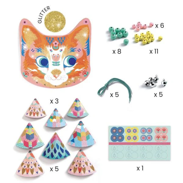 Djeco DIY Kitty Wind Chime To Create 5Yrs+