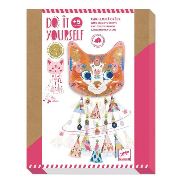 Djeco DIY Kitty Wind Chime To Create 5Yrs+