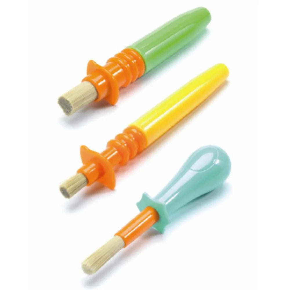 Djeco 3 Ingenious Paint Brushes