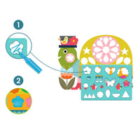 Djeco Drawing with Stencils  - Neat But Fun Drawing 3-6yrs